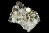 Pyrite, Sphalerite & Quartz Crystal Association - Peru #141834-2
